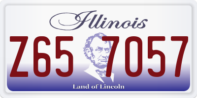 IL license plate Z657057