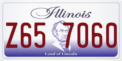 IL license plate Z657060