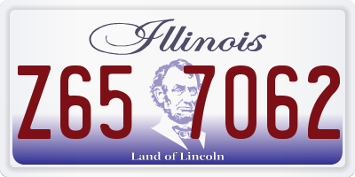 IL license plate Z657062