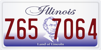 IL license plate Z657064