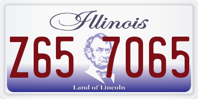 IL license plate Z657065