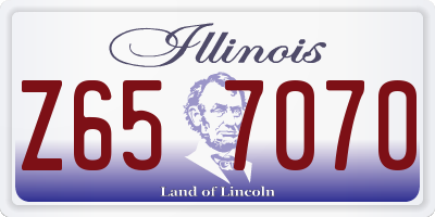 IL license plate Z657070