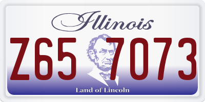 IL license plate Z657073