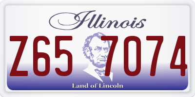 IL license plate Z657074