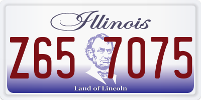 IL license plate Z657075