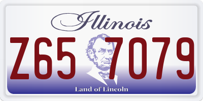 IL license plate Z657079
