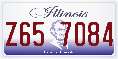 IL license plate Z657084
