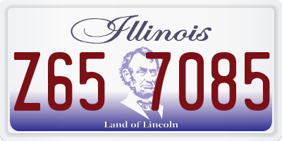 IL license plate Z657085