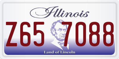 IL license plate Z657088