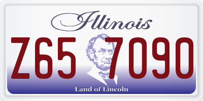 IL license plate Z657090