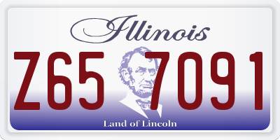 IL license plate Z657091