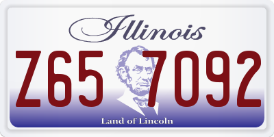 IL license plate Z657092
