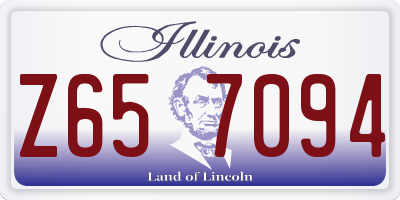 IL license plate Z657094