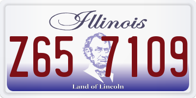 IL license plate Z657109