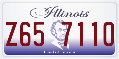IL license plate Z657110