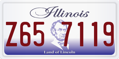 IL license plate Z657119