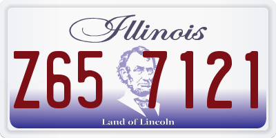 IL license plate Z657121