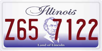 IL license plate Z657122