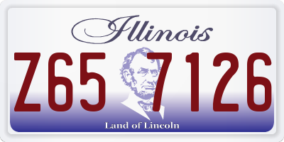 IL license plate Z657126