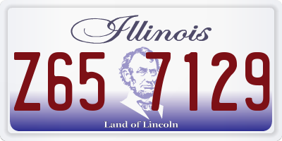 IL license plate Z657129