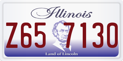 IL license plate Z657130
