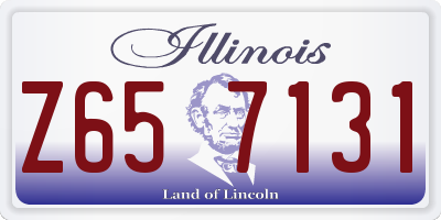 IL license plate Z657131