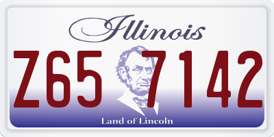 IL license plate Z657142