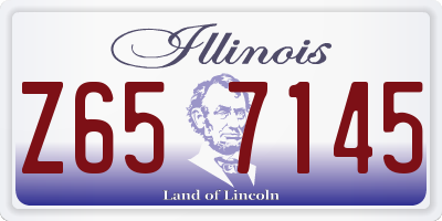 IL license plate Z657145