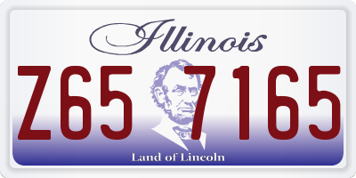 IL license plate Z657165
