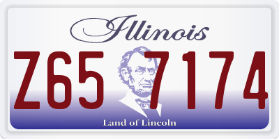 IL license plate Z657174