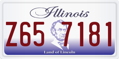 IL license plate Z657181
