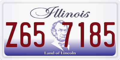 IL license plate Z657185