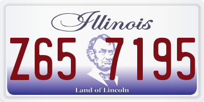 IL license plate Z657195