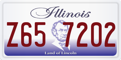 IL license plate Z657202