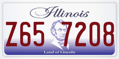IL license plate Z657208
