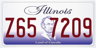 IL license plate Z657209