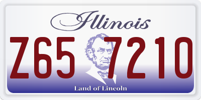 IL license plate Z657210