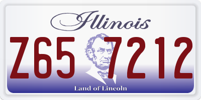 IL license plate Z657212
