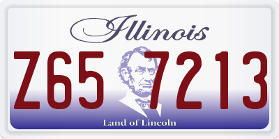 IL license plate Z657213