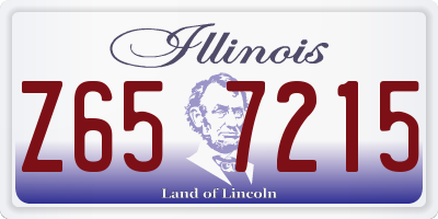 IL license plate Z657215