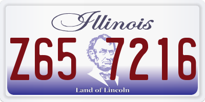 IL license plate Z657216
