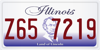 IL license plate Z657219