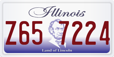 IL license plate Z657224