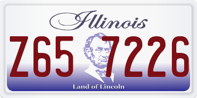 IL license plate Z657226