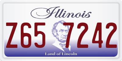 IL license plate Z657242
