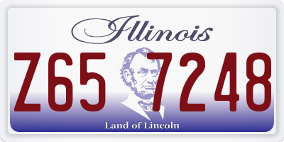 IL license plate Z657248