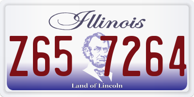 IL license plate Z657264