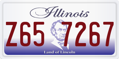 IL license plate Z657267