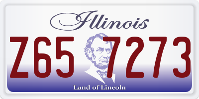 IL license plate Z657273