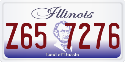 IL license plate Z657276